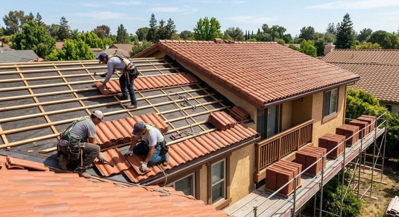 Clay Tile Roofing Installation Service